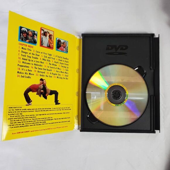 Dumb and Dumber (DVD, 1994, Jim Carrey & Jeff Daniels) - Picture 2 of 3